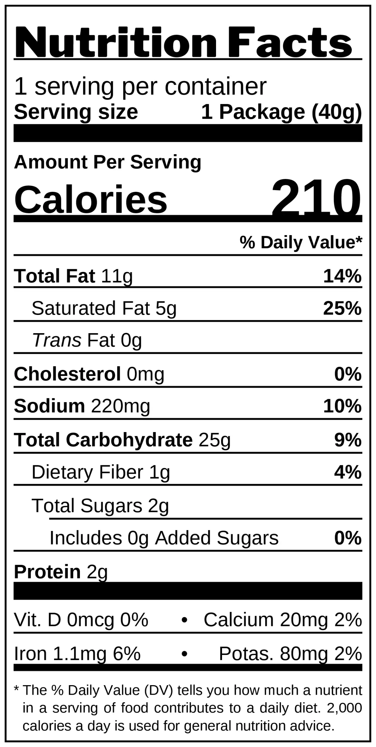Sour & Sweet Rings nutrition facts