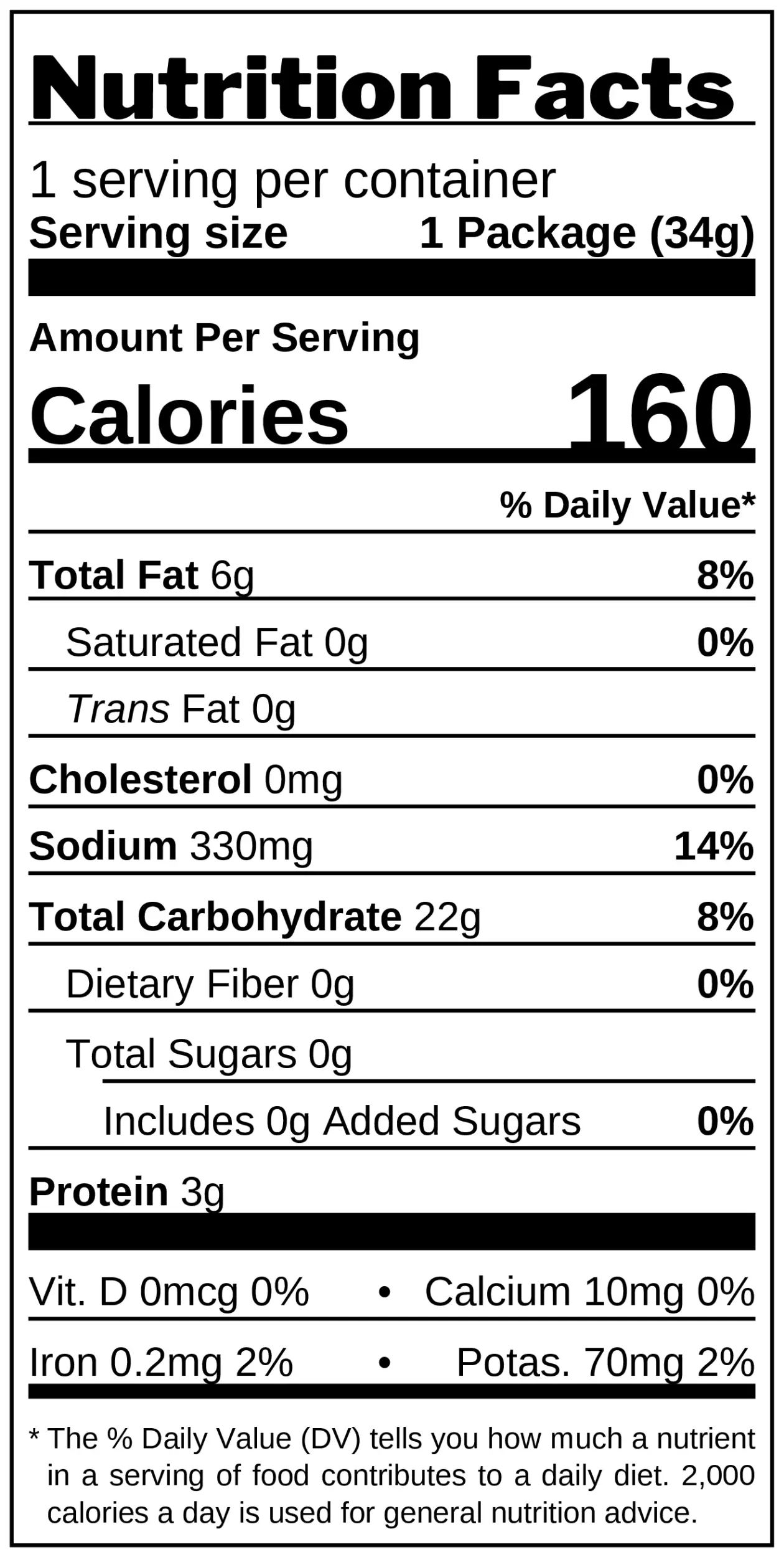 Mr Tarallino Tomato & Oregano Oven Baked Crackers nutrition facts