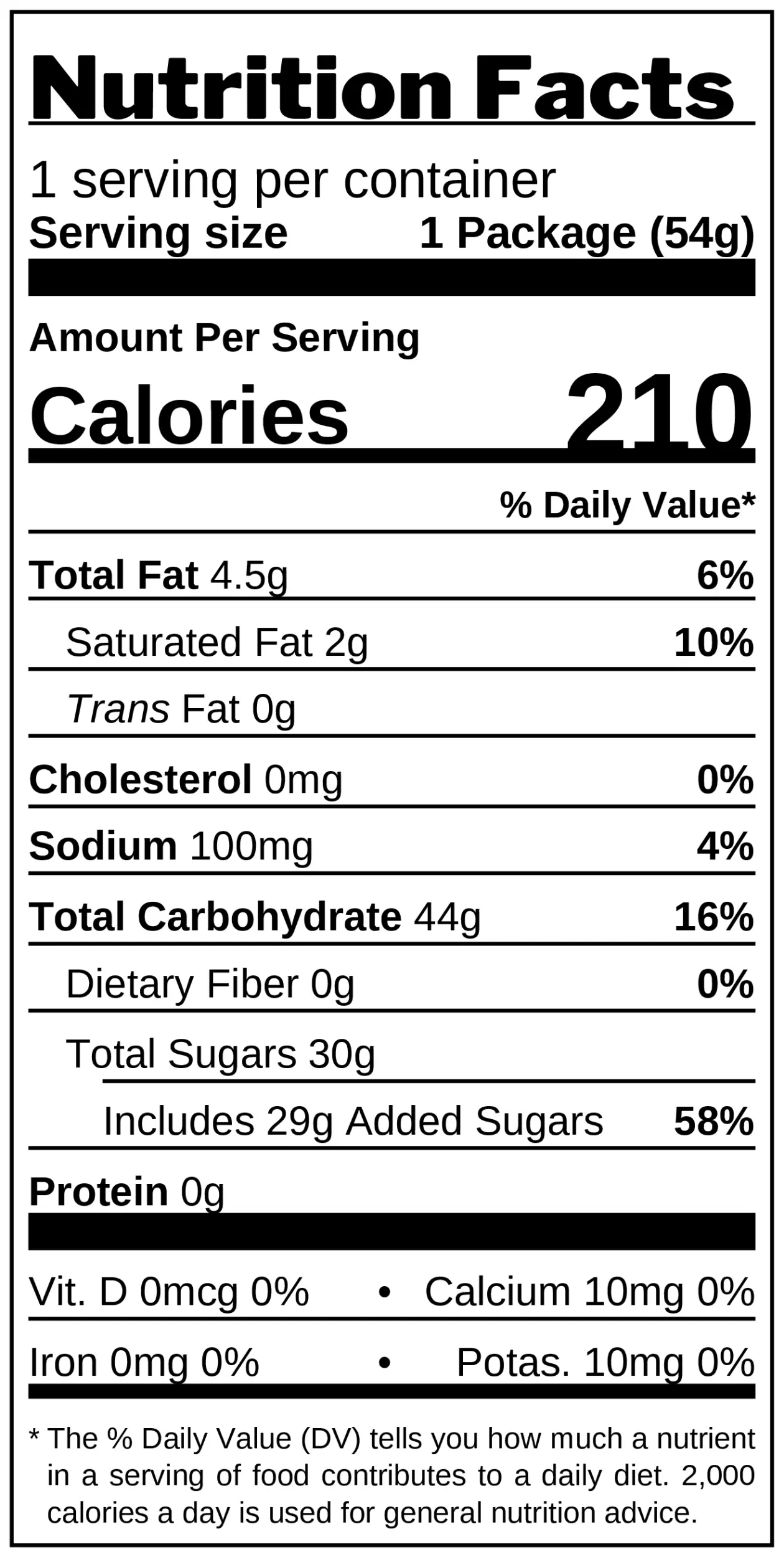 Ramelle Peach Soft Candy nutrition facts