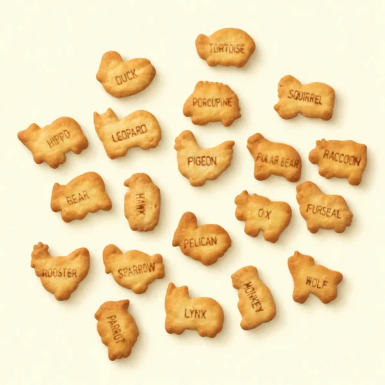 Butter Animal Biscuits Pieces