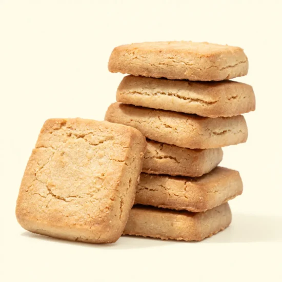 Ginger Shortbread Cookies Pieces