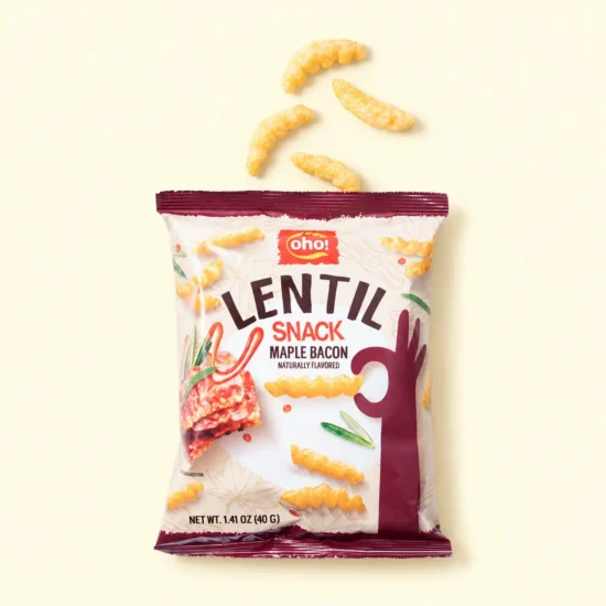 Maple Bacon Lentil Chips Package