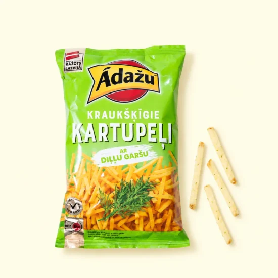 Dill-Flavored Potato Sticks Package