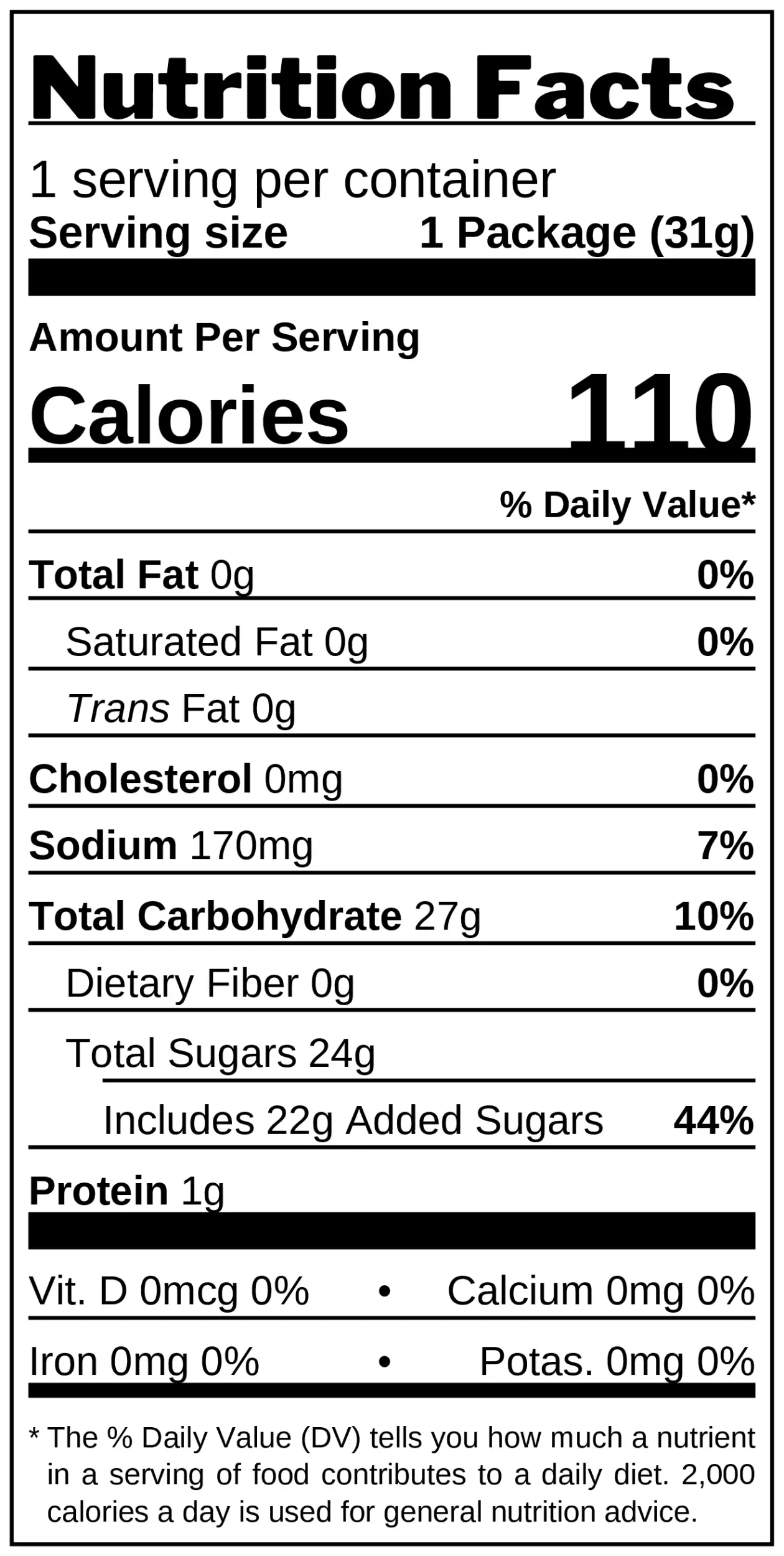 Pulparindots Chamoy Tamarind Candies nutrition facts