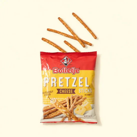 Cheese-Filled Pretzel Sticks Package