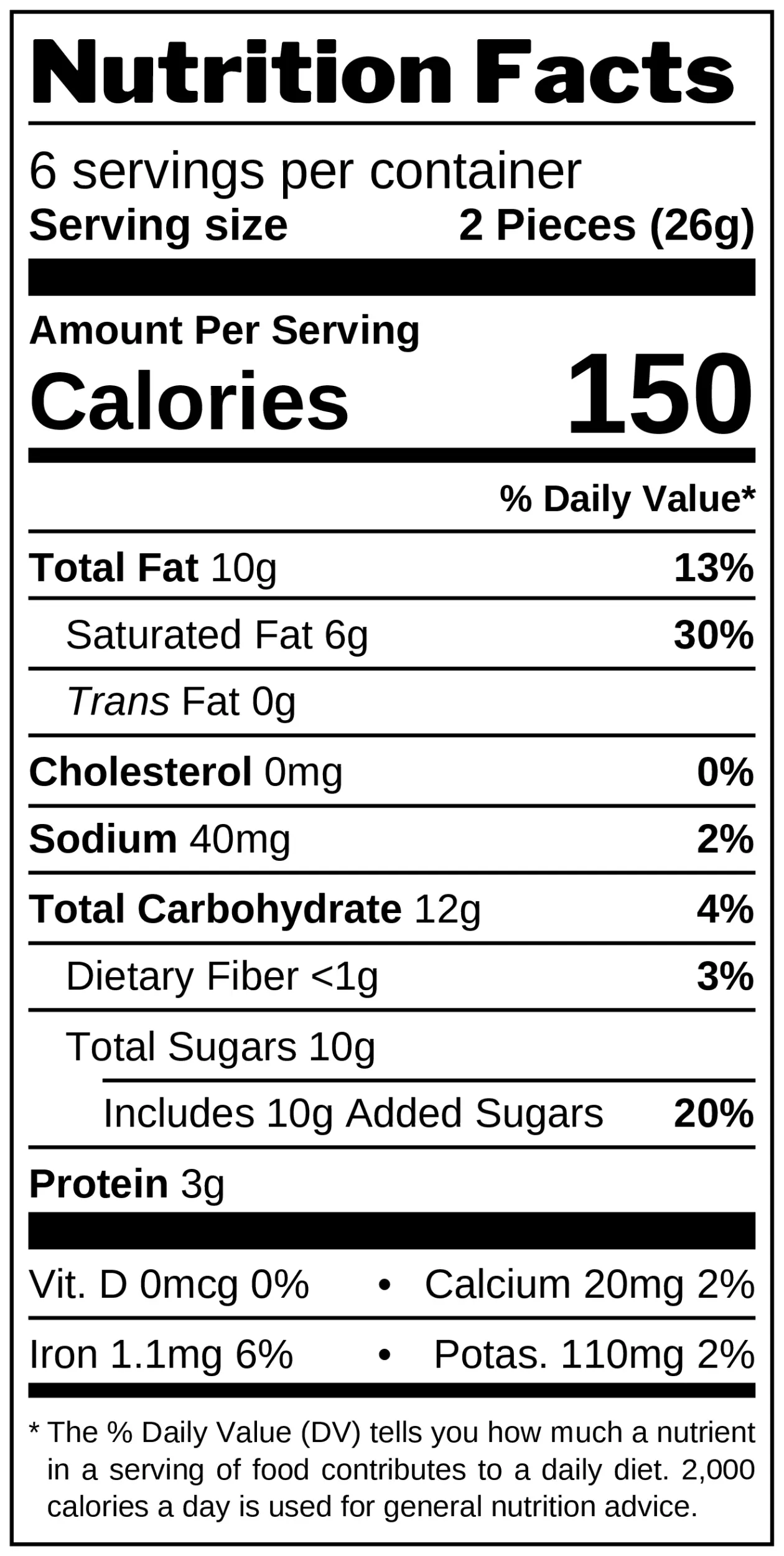 Peanut Cream-Filled Choco-Truffle nutrition facts