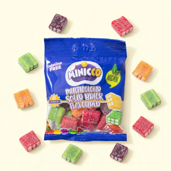 Multicolor Sour Bricks Package