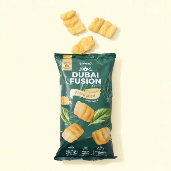 Dubai Fusion Pesto Sauce Chips Package