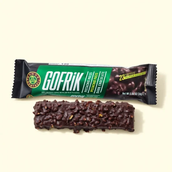 Gofrik Pistachio Dark Chocolate Wafer Package