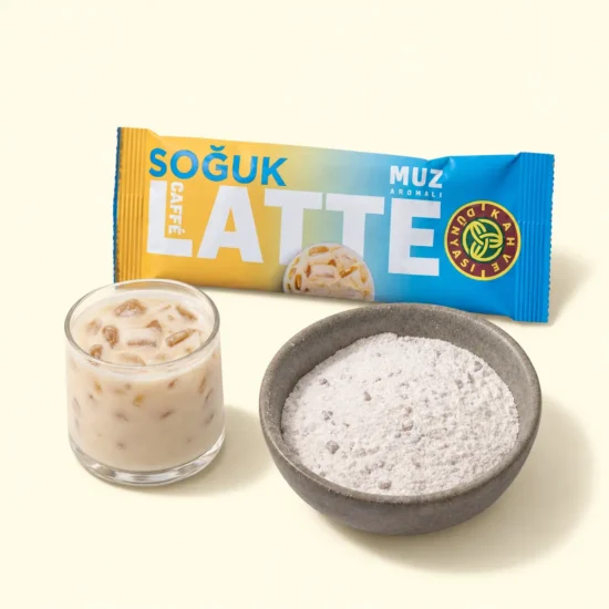 Banana Iced Latte Mix Package