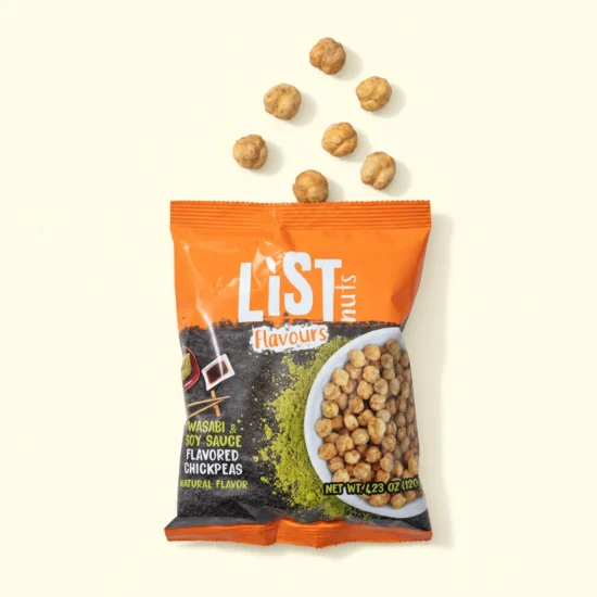Wasabi & Soy Sauce Chickpeas Package