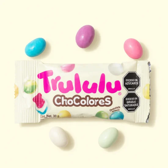 Chocolores White Chocolate Gummies Package